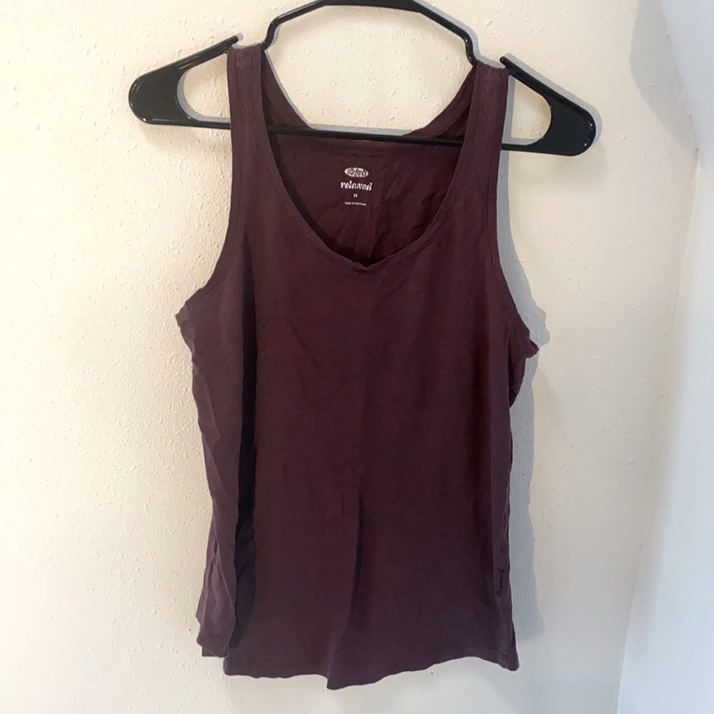 Purple tank